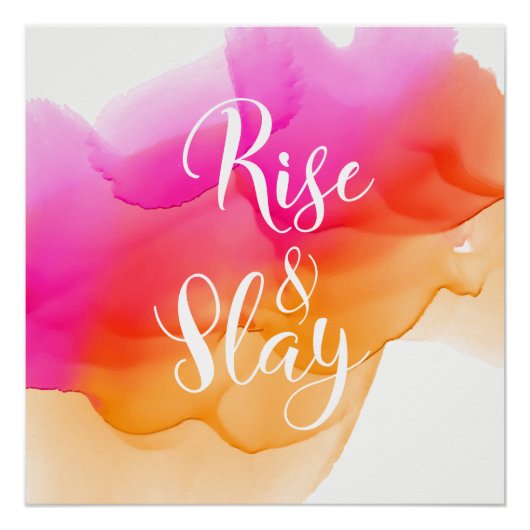 Poster Aquarelles de montée et de descente (Devant)