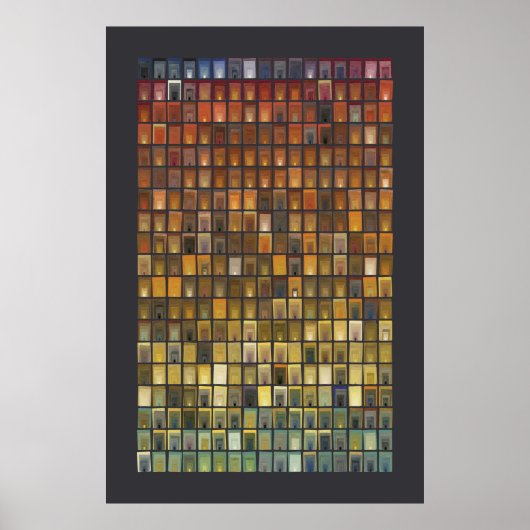 Poster Aquarelles du XVIIe siècle - Portes (Devant)