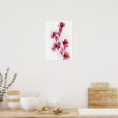 Poster aquarelles florales Abstraites 3 (Cuisine)