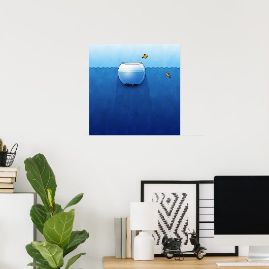 Poster Aquarium2 (Bureau à domicile)