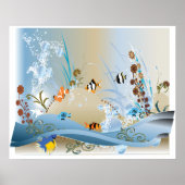 Poster Aquarium Colassal Canvas Print (Devant)