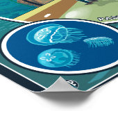 Poster Aquarium de la côte de l'Oregon (Coin)