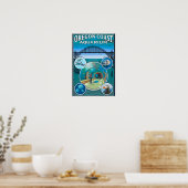 Poster Aquarium de la côte de l'Oregon (Cuisine)