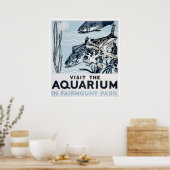 Poster Aquarium Phildadelphia 1937 WPA (Cuisine)