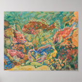 Poster Aquarium | Theo van Rysselberghe (Devant)