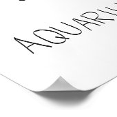 Poster Aquarius (Coin)