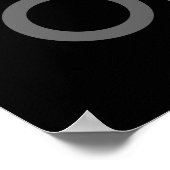 Poster Aquarius Astrology Word Collage Imprimer (Coin)