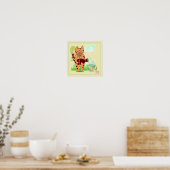 Poster Aquarius Cat Zodiac Nursery Imprimer (Cuisine)