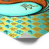 Poster Aquarius & Dragon de Bois (Coin)