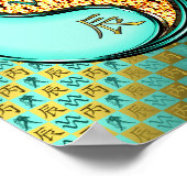 Poster Aquarius & Dragon de feu (Coin)