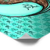 Poster Aquarius & Earth Dog (Coin)