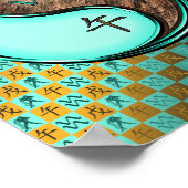 Poster Aquarius & Earth Horse (Coin)