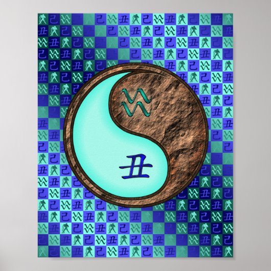 Poster Aquarius & Earth Ox (Devant)