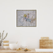 Poster Aquarius et Capricorn, de "A Celestial Atlas", (Cuisine)