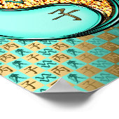 Poster Aquarius et rat de feu (Coin)