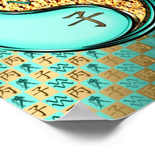 Poster Aquarius et rat de feu (Coin)
