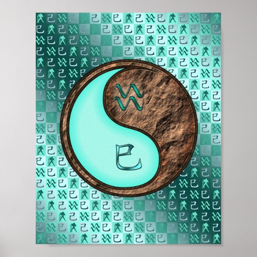 Poster Aquarius et Serpent de Terre (Devant)