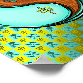 Poster Aquarius et Singe des bois (Coin)