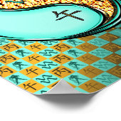 Poster Aquarius & Fire Horse (Coin)