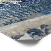 Poster Aquarius Mermaid Bleu gothique (Coin)