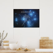 Poster Aquarius transparent (Cuisine)