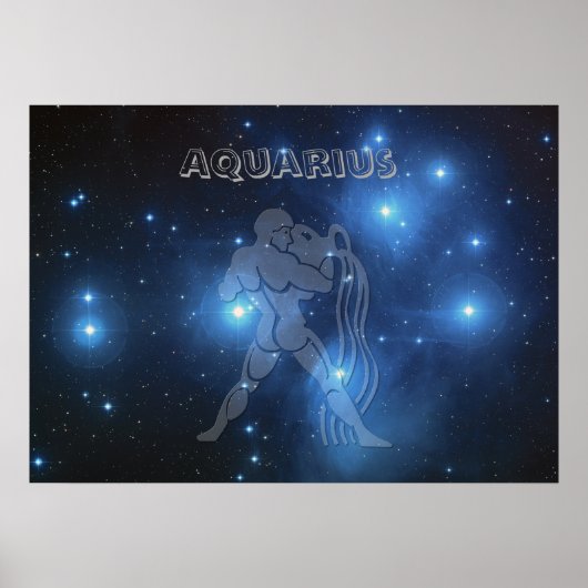 Poster Aquarius transparent (Devant)