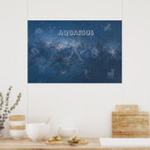 Poster Aquarius transparent (Cuisine)