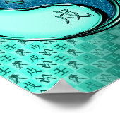 Poster Aquarius & Water Dog (Coin)