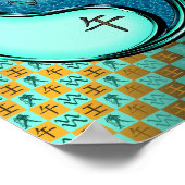 Poster Aquarius & Water Horse (Coin)