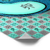 Poster Aquarius & Water Rabbit (Coin)