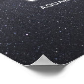 Poster Aquarius Zodiac Constellation (Coin)
