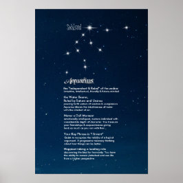 Poster Aquariuskenmerken