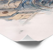 Poster Aquatic Dragon Letters (Coin)