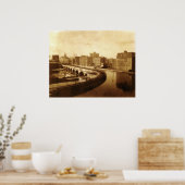 Poster Aqueduc du canal sur la rivière Genesee 1910 (Cuisine)