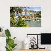 Poster Aqueduc Romain Antique (Bureau à domicile)