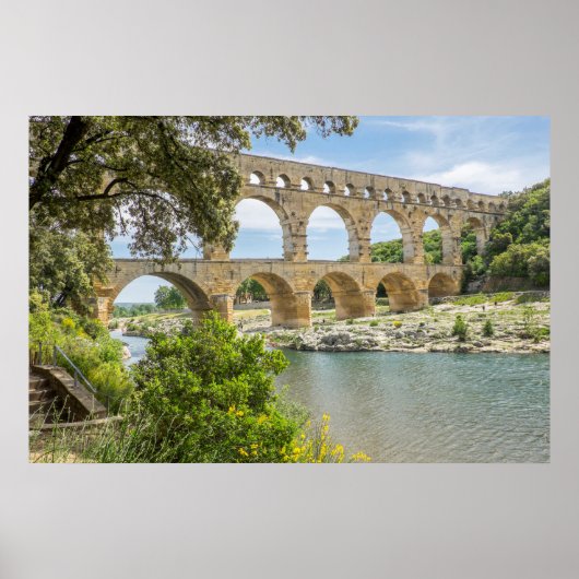 Poster Aqueduc Romain Antique (Devant)