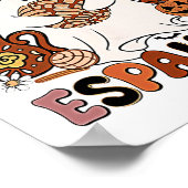 Poster Aqui Espantan ! Salle espagnole Dia De Muertos (Coin)