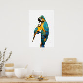 Poster Ara jaune par Johannes Stötter (Cuisine)