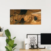 Poster Arabes dans le désert, 1871 (Bureau à domicile)