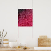 Poster Arabesque victorien, IDALIS - Claret (Cuisine)
