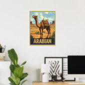 Poster Arabian Desert Adventure - Camel (Bureau à domicile)