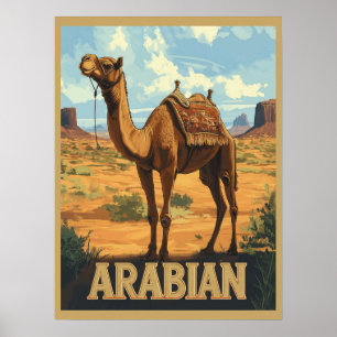 Poster Arabian Desert Adventure - Camel