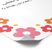 Poster Arabic  Wall Art – Floral Border Blessing (Coin)