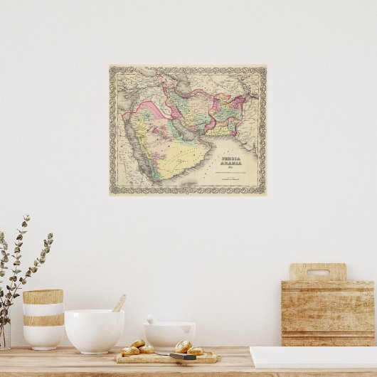 Poster Arabie Perse (Cuisine)