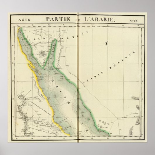 Poster Arabie saoudite, Asie 77 (Devant)