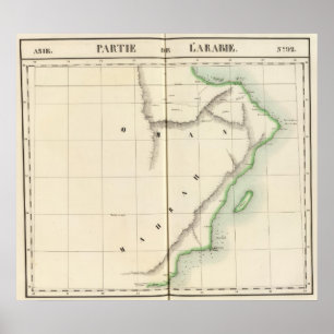 Poster Arabie saoudite, Asie 92