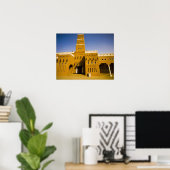 Poster Arabie saoudite, Riyad, Mosquée d'Al Diriya (Bureau à domicile)