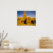 Poster Arabie saoudite, Riyad, Mosquée d'Al Diriya (Cuisine)