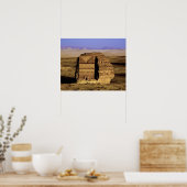 Poster Arabie Saoudite, site de Madain Saleh, ancienne (Cuisine)