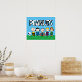 Poster Arachides amis dans une rangée (Cuisine)